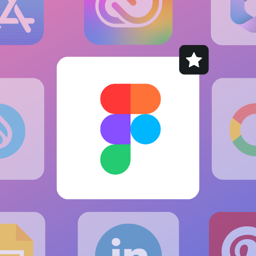 A number of plugin icons are shown and the Figma logo is selected to highlight it.