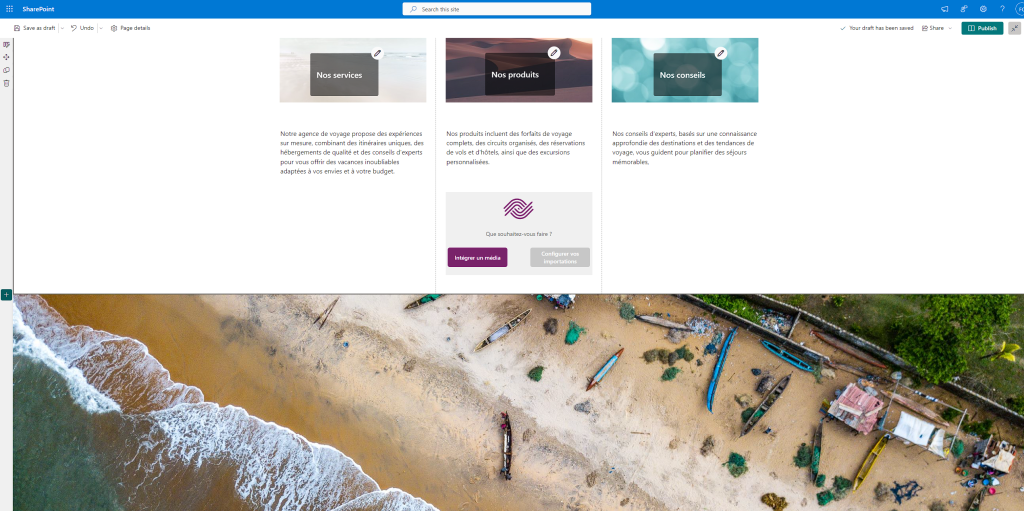 Screenshot of the Ephoto Dam plugin for Sharepoint