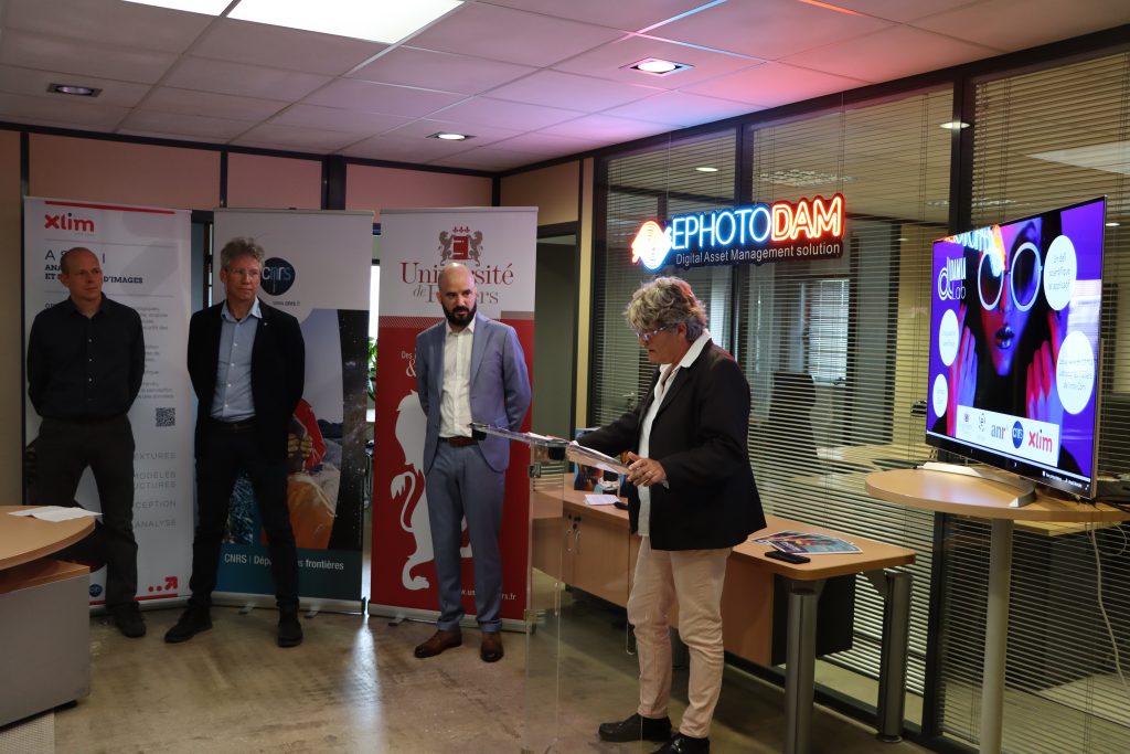 Inauguration of the DAMIA Lab joint laboratory with the President of the University of Poitiers