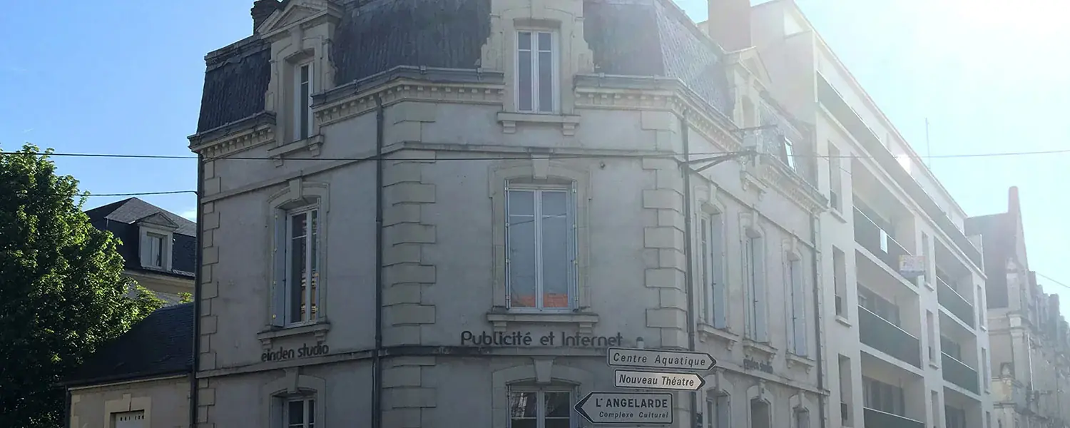 Former headquarters of Einden in Châtellerault, a company specialising in the production of Ephoto Dam digital asset management software.