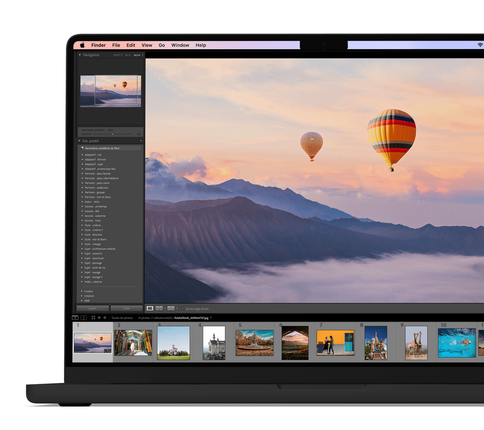 Ephoto Dam plugin for Lightroom Classic on MacBook Pro, facilitating the export and management of digital assets.