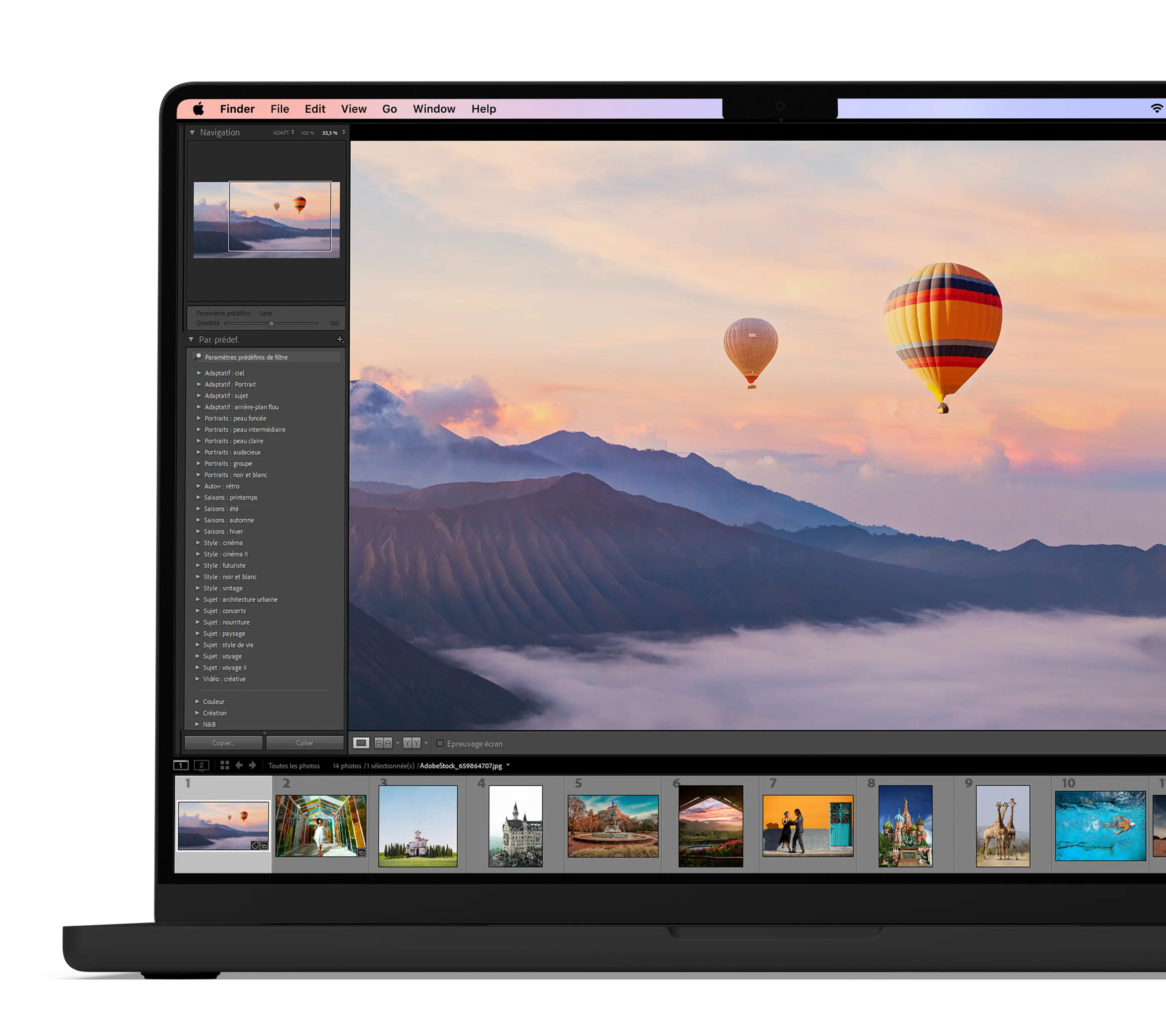 Ephoto Dam plugin for Lightroom Classic on MacBook Pro, facilitating the export and management of digital assets.