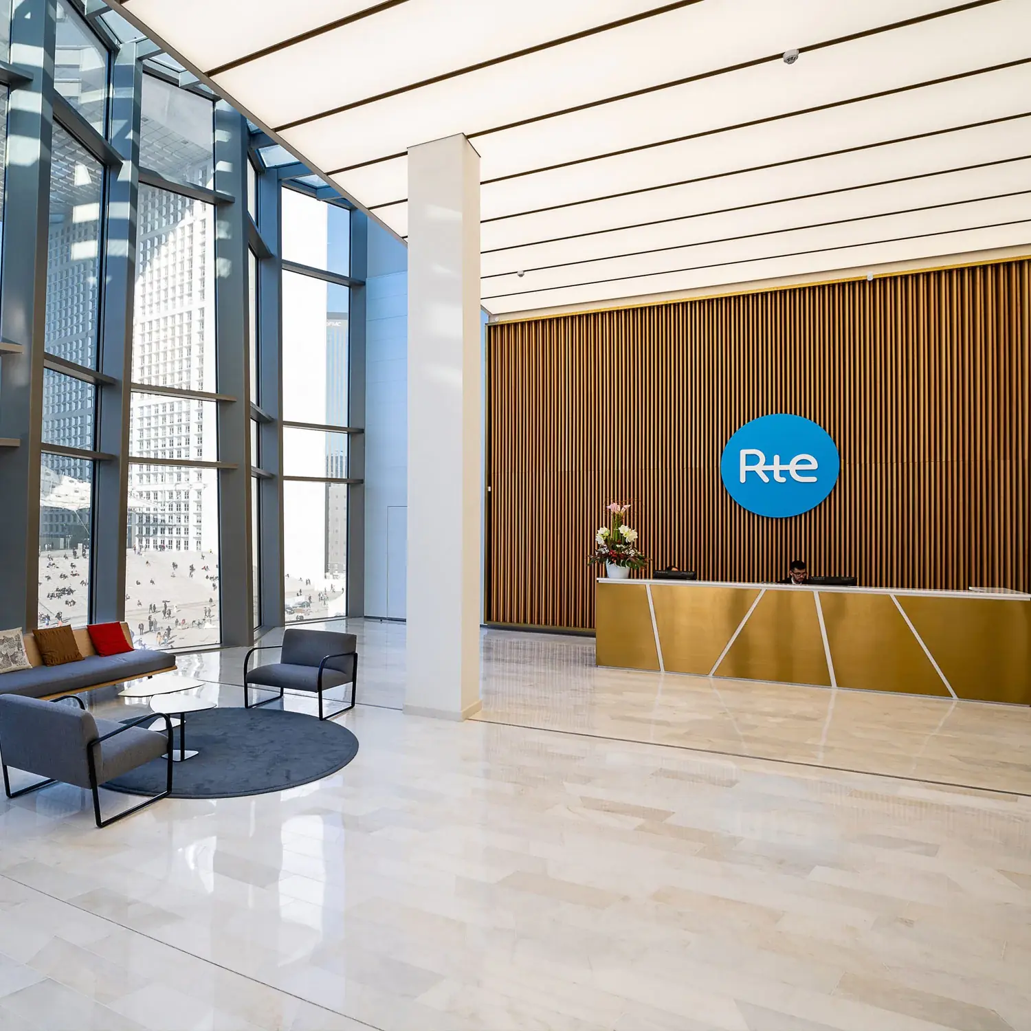 RTE premises at La Défense, Paris.