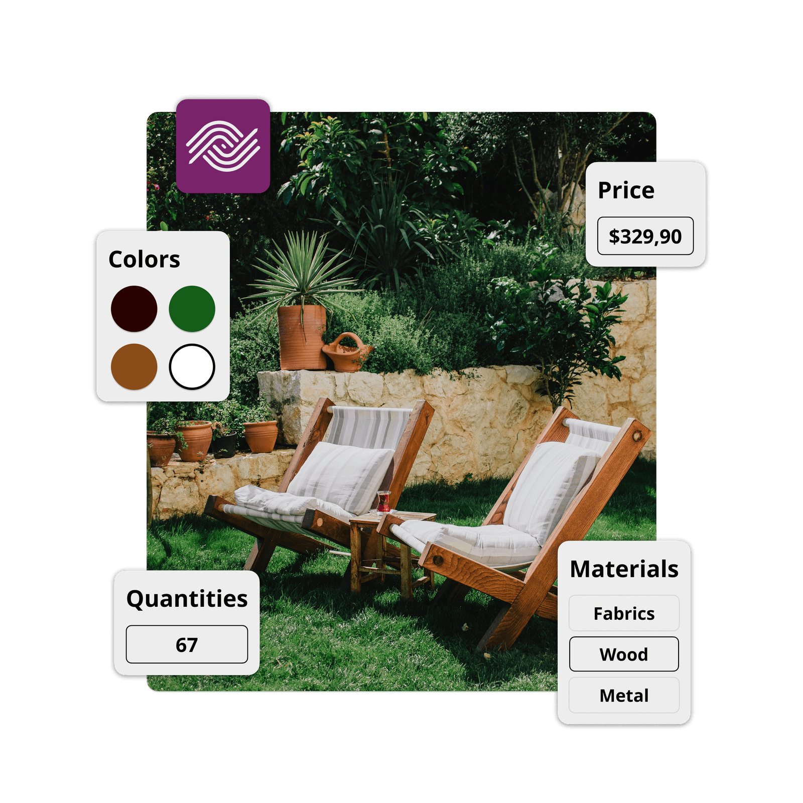 Illustration of the integration of Ephoto Dam with Prestashop for managing product images and updating product sheets online in real time.