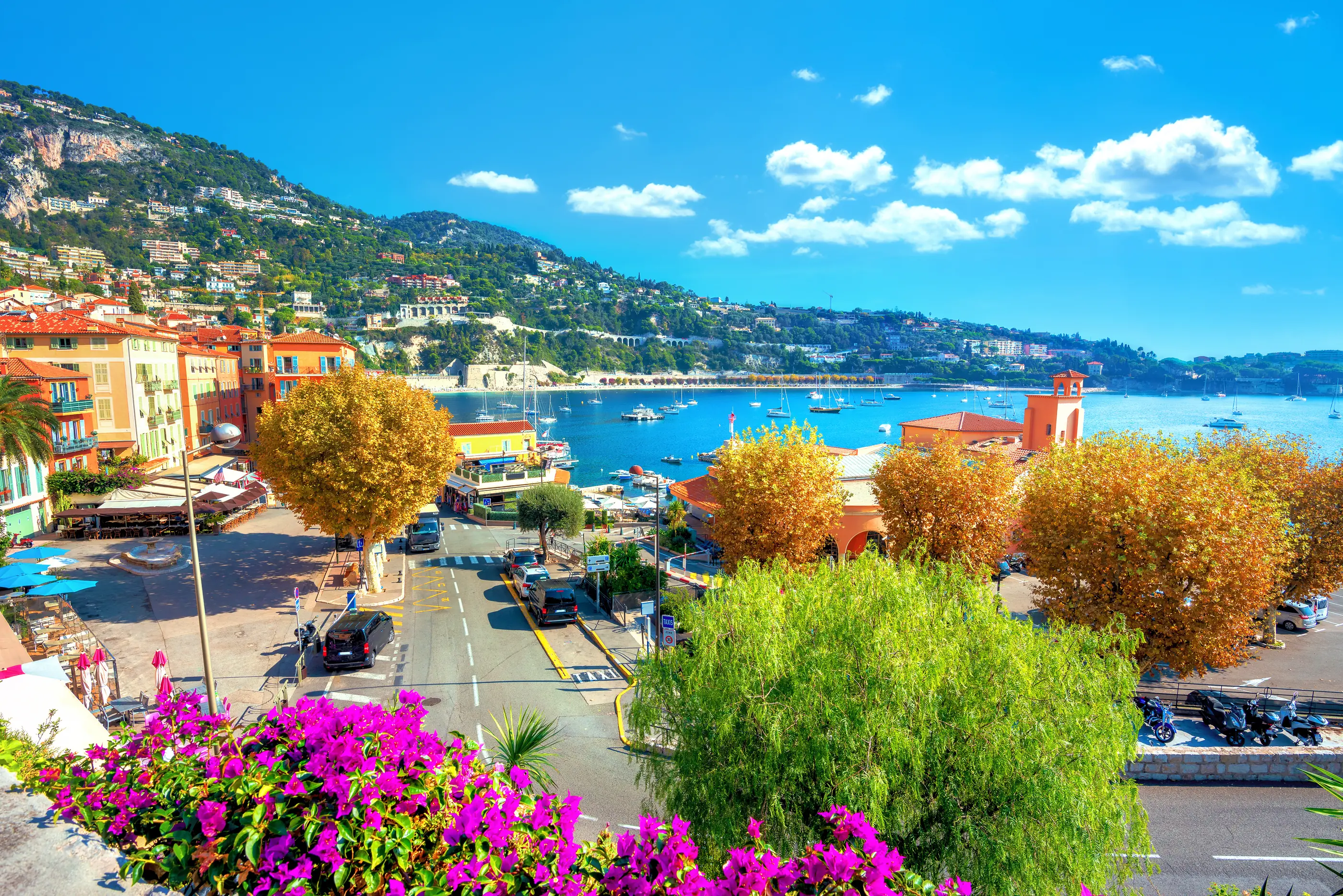 The village of Saint Tropez in the south of France.
